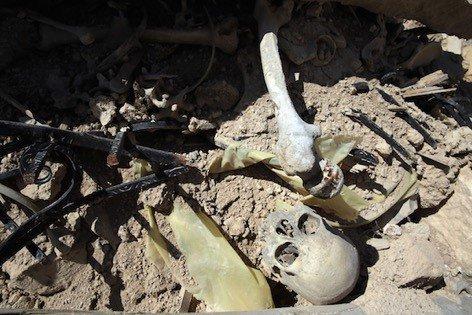 被isis破坏的修道院惊现基督教圣徒遗骸