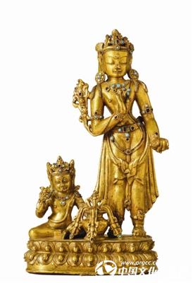 北京保利2016春拍拍品: 14—15世纪金刚手菩萨与大成就者,以120.75万元成交