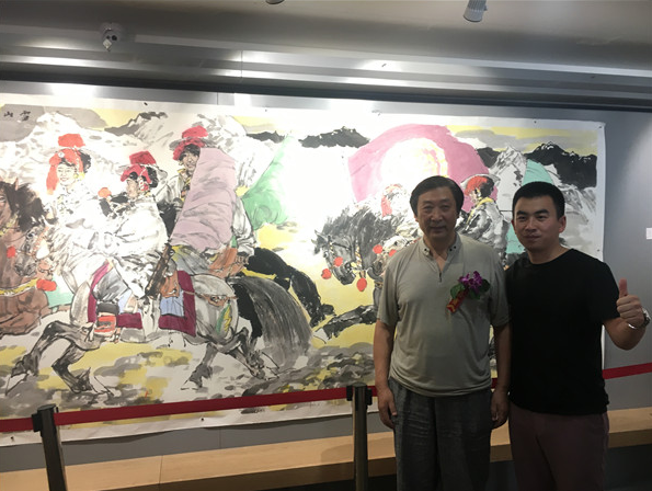 青海省美协副主席,人民艺术家杨明签约收藏俱乐部