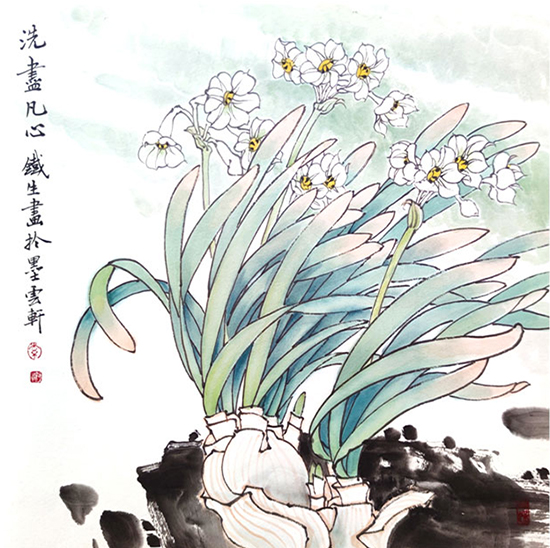 一月水仙-索铁生.jpg