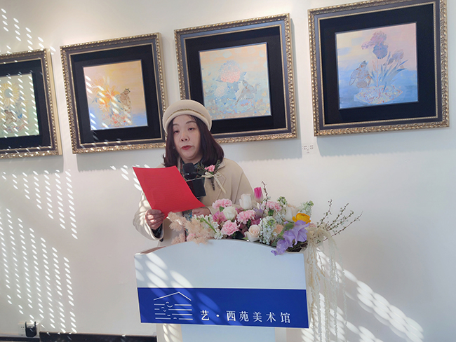 2中国美术家协会会员、画家代表  马欣丽致辞.jpg